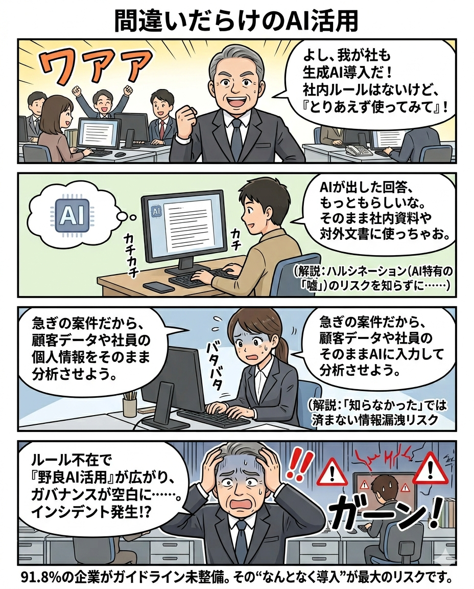 間違いだらけのAI活用